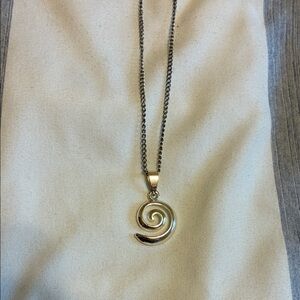 Swirl Pendant Necklace